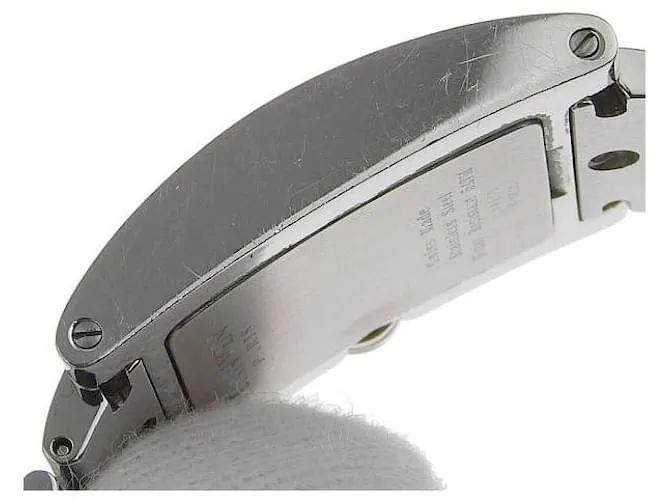Reloj Lanvin de Cuarzo con Bisel de Diamantes FL1421S, Acero inoxidable plateado, Segunda mano en muy buen estado. Plata 