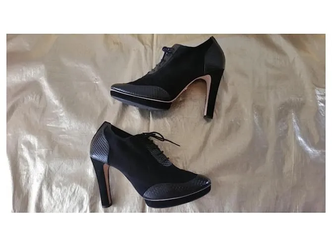 Repetto Botines Negro 