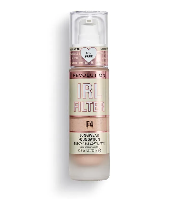 REVOLUTION  BASE DE MAQUILLAJE IRL FILTER  F4