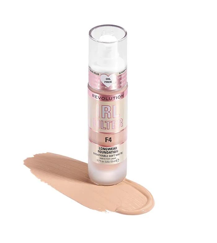 REVOLUTION  BASE DE MAQUILLAJE IRL FILTER  F4
