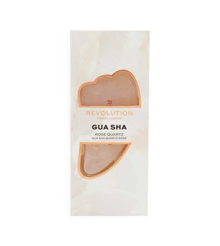 REVOLUTION SKINCARE  GUA SHA DE CUARZO  ROSA