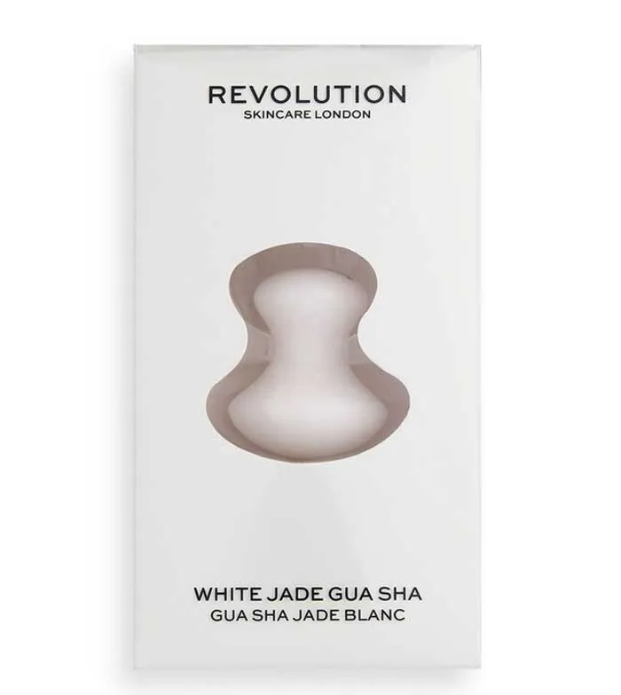 REVOLUTION SKINCARE  GUA SHA DE JADE BLANCO