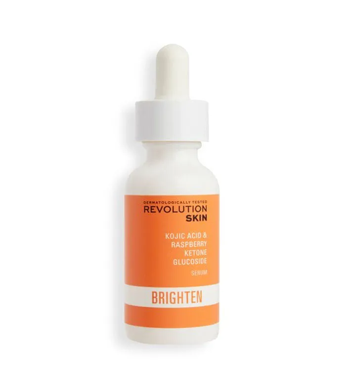 REVOLUTION SKINCARE  SéRUM DE CIDO KóJICO Y GLUCóSIDO DE CETONA DE FRAMBUESA