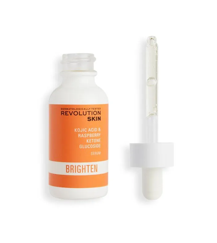 REVOLUTION SKINCARE  SéRUM DE CIDO KóJICO Y GLUCóSIDO DE CETONA DE FRAMBUESA