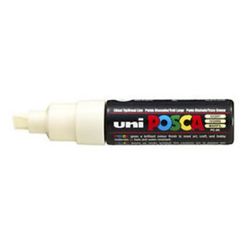 ROTULADOR UNI POSCA PC8K MARFIL