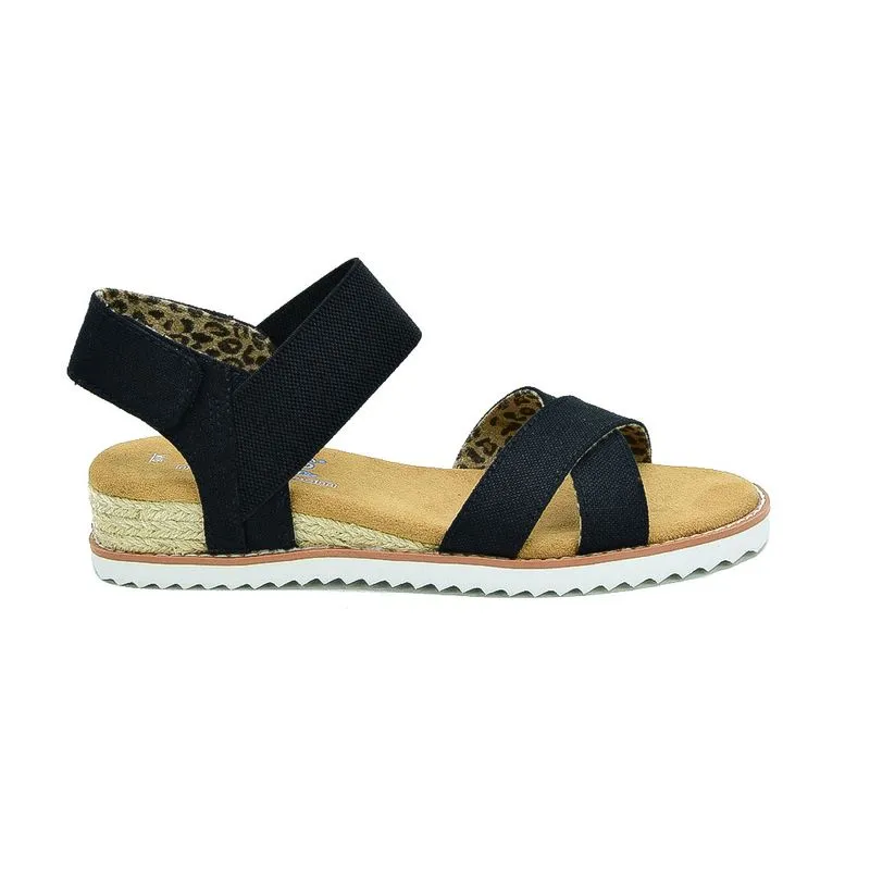 Sandalia Casual Skechers BOBS Desert Kiss Secret Picnic Black