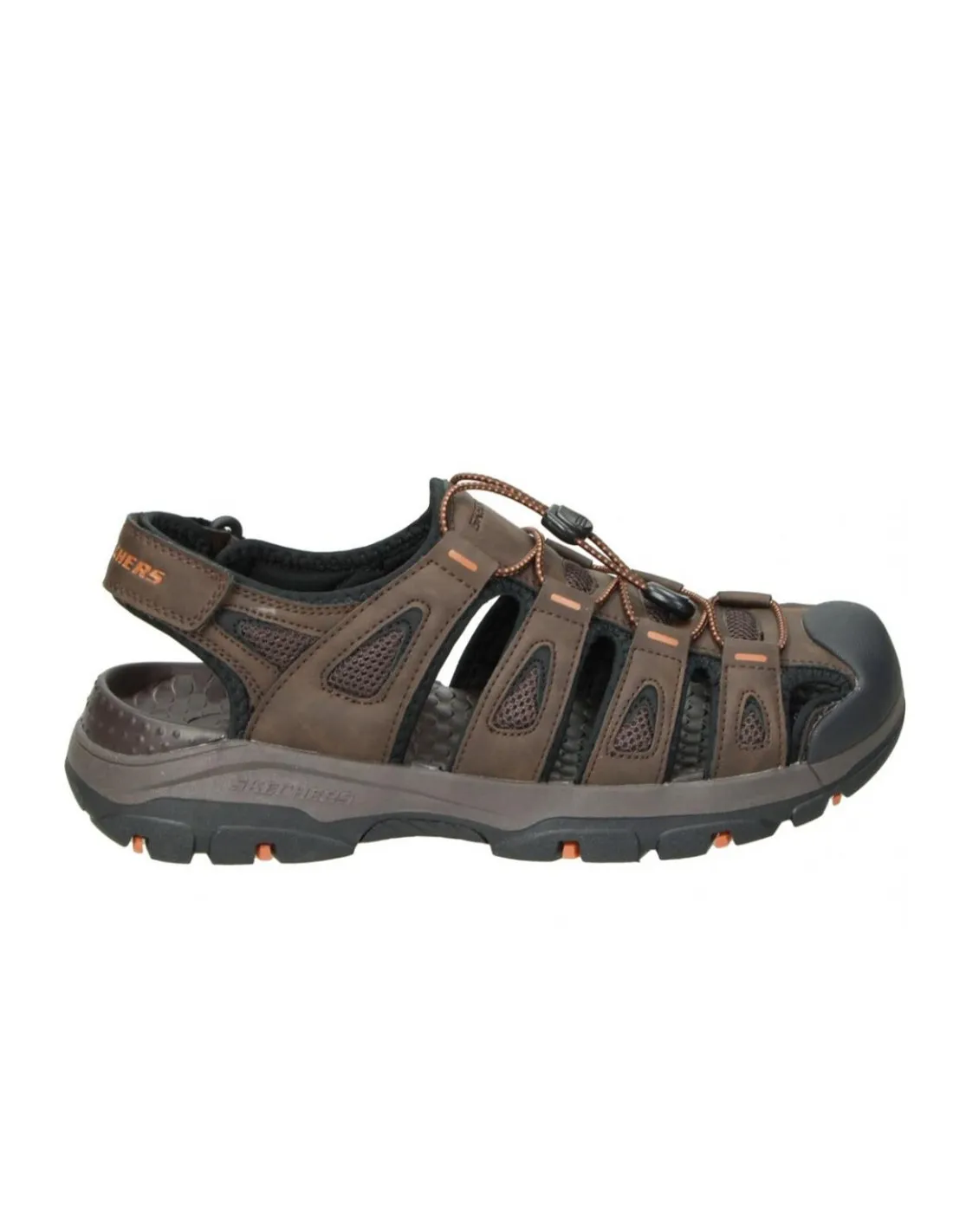 SANDALIA CERRADA HOMBRE SKECHERS 204111 MARRON