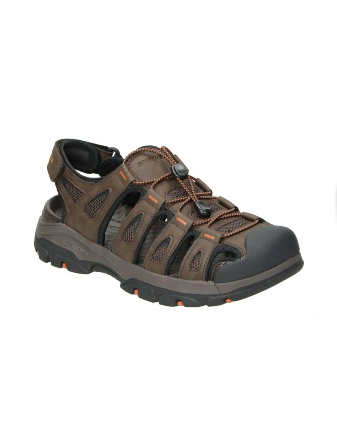 SANDALIA CERRADA HOMBRE SKECHERS 204111 MARRON
