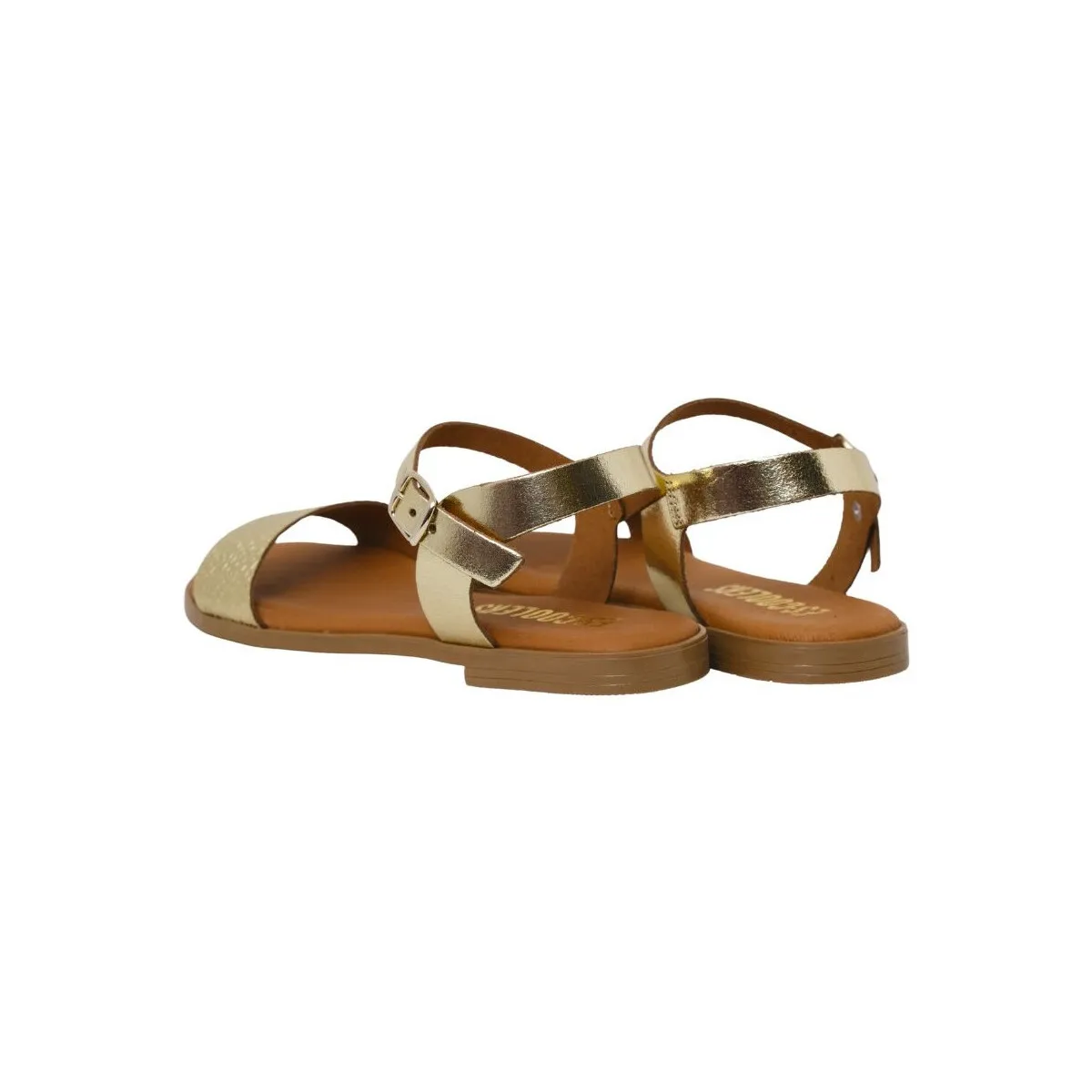 SANDALIA CUÑITA PIEL GRABADA  CAPRI E3756