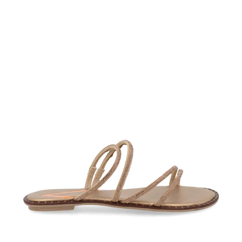 Sandalia de Piso Trender color Oro para Mujer