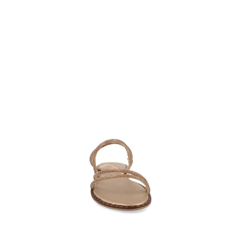 Sandalia de Piso Trender color Oro para Mujer