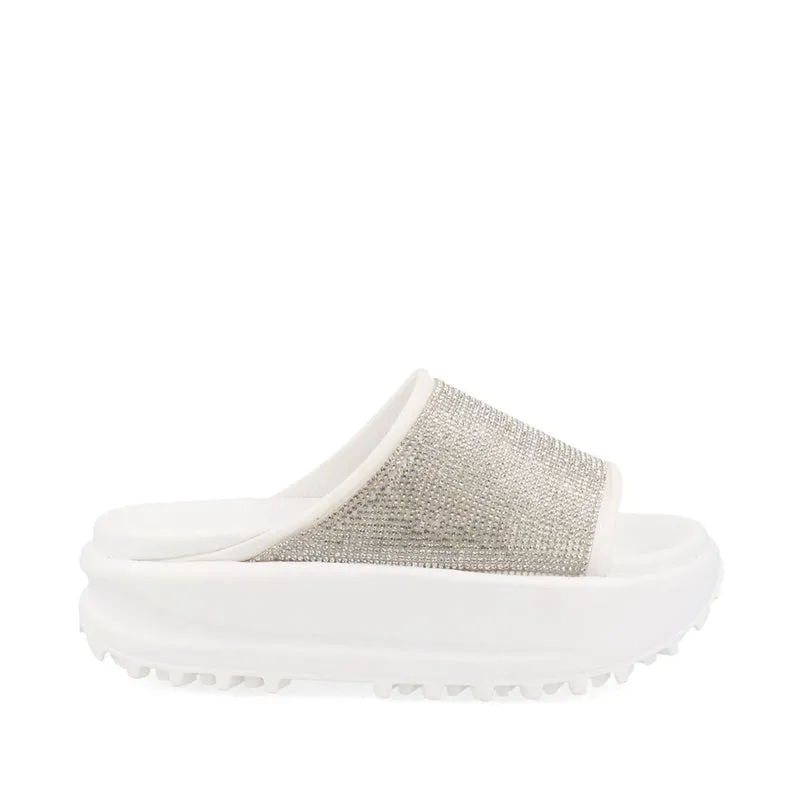 Sandalia De Playa Trender color Plata para Mujer