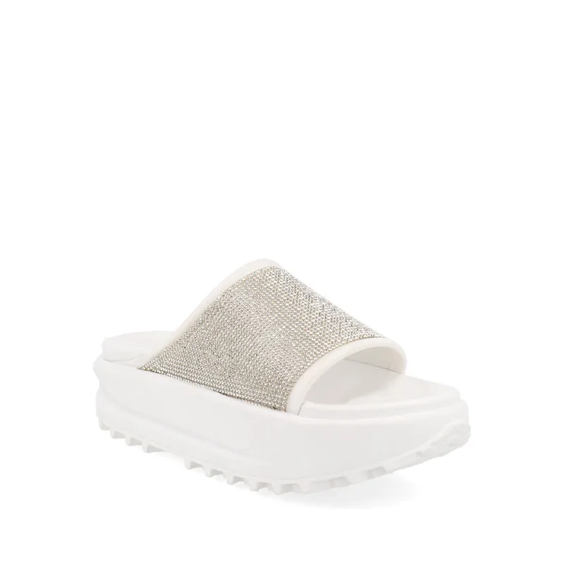 Sandalia De Playa Trender color Plata para Mujer