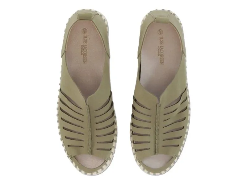 SANDALIA ILSE JACOBSEN TULIP9376 EN COLOR BEIGE O KAKI