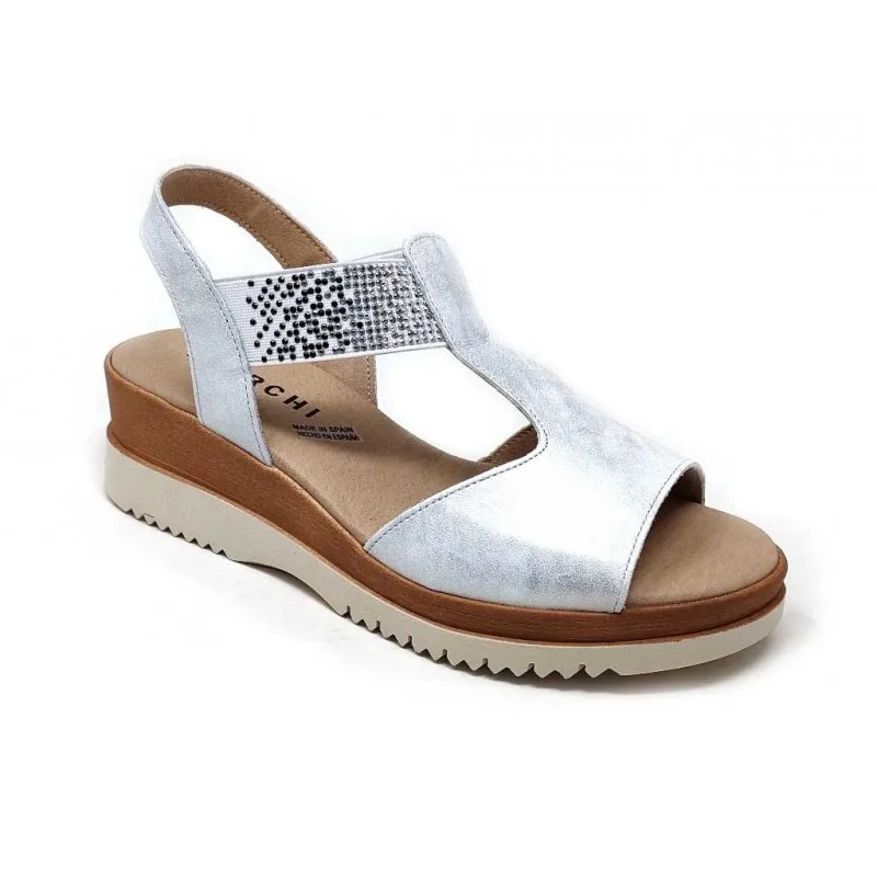 SANDALIA MUJER PIEL BAERCHI 40000 HIELO