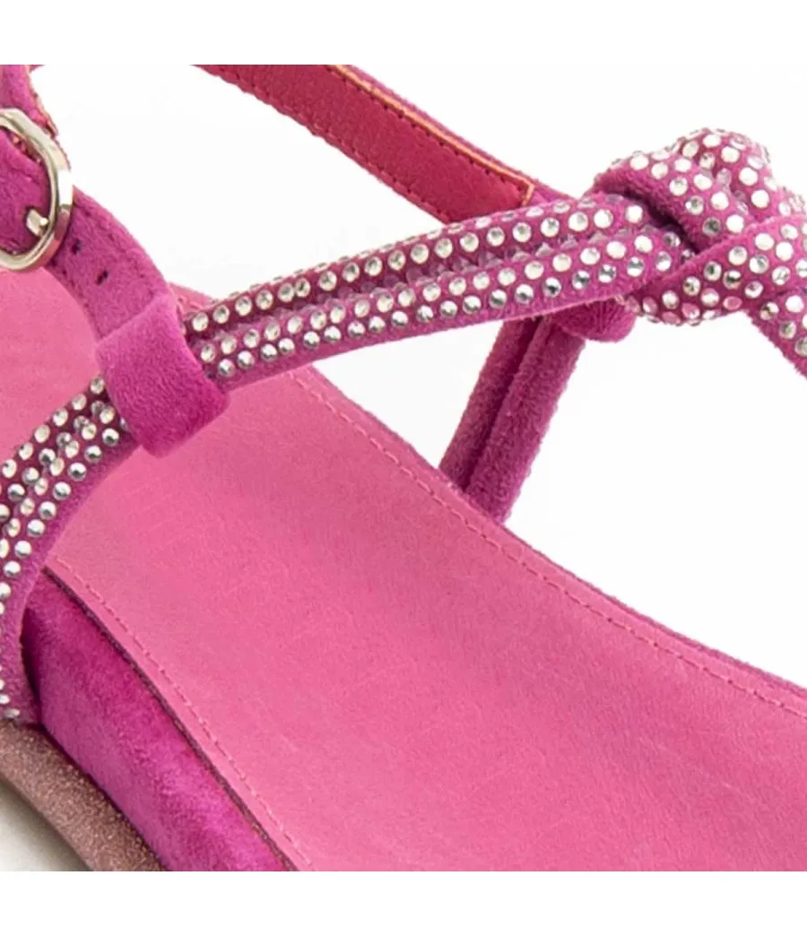 Sandalia Para Mujer.  Montevita  Prins  91709 Fuxia