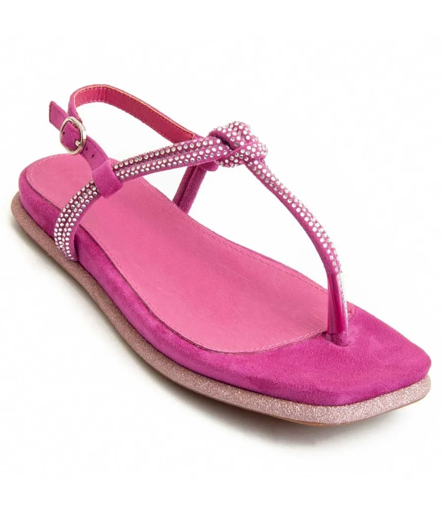 Sandalia Para Mujer.  Montevita  Prins  91709 Fuxia