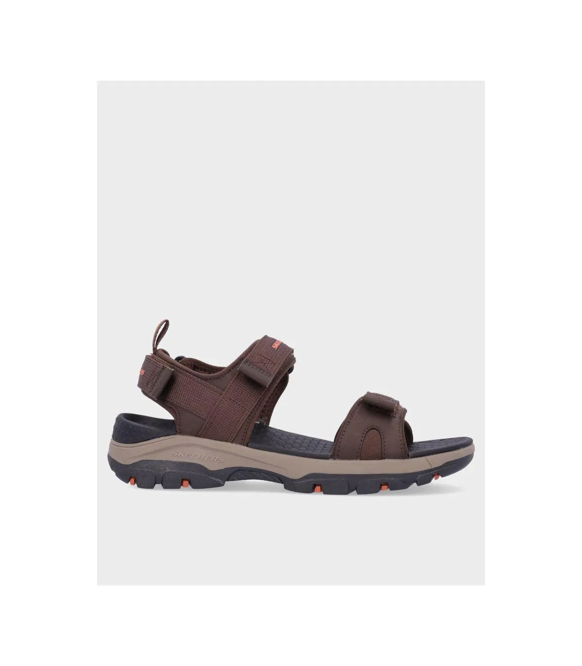SANDALIA PLANA SKECHERS 205112 CHOCOLATE
