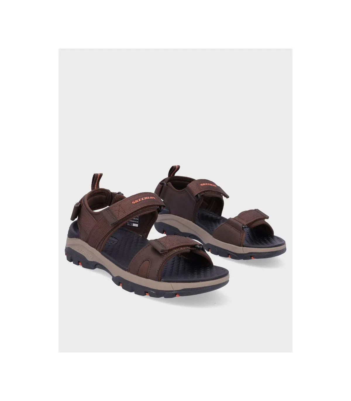 SANDALIA PLANA SKECHERS 205112 CHOCOLATE