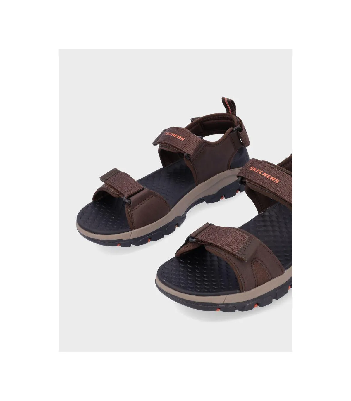 SANDALIA PLANA SKECHERS 205112 CHOCOLATE
