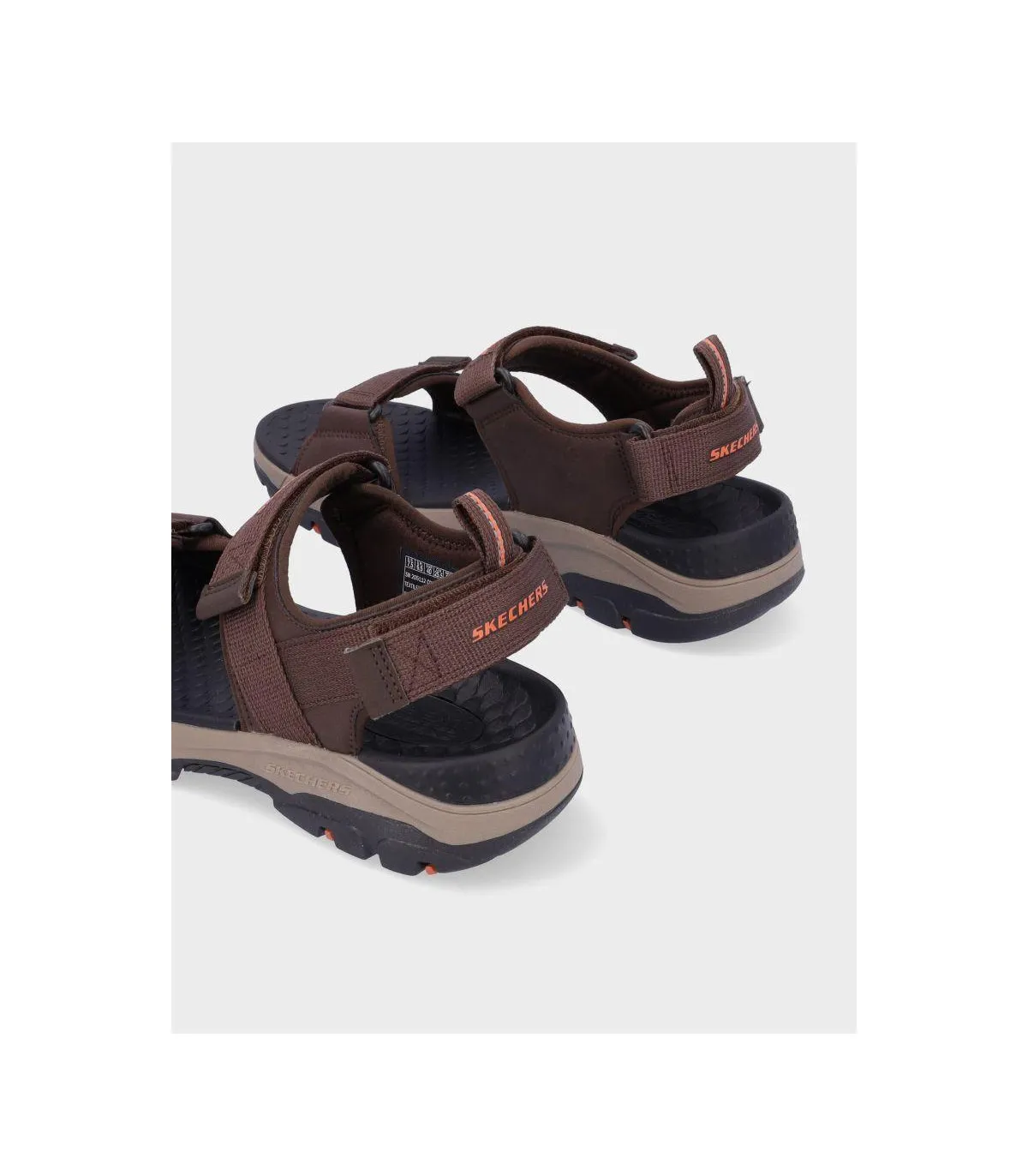 SANDALIA PLANA SKECHERS 205112 CHOCOLATE