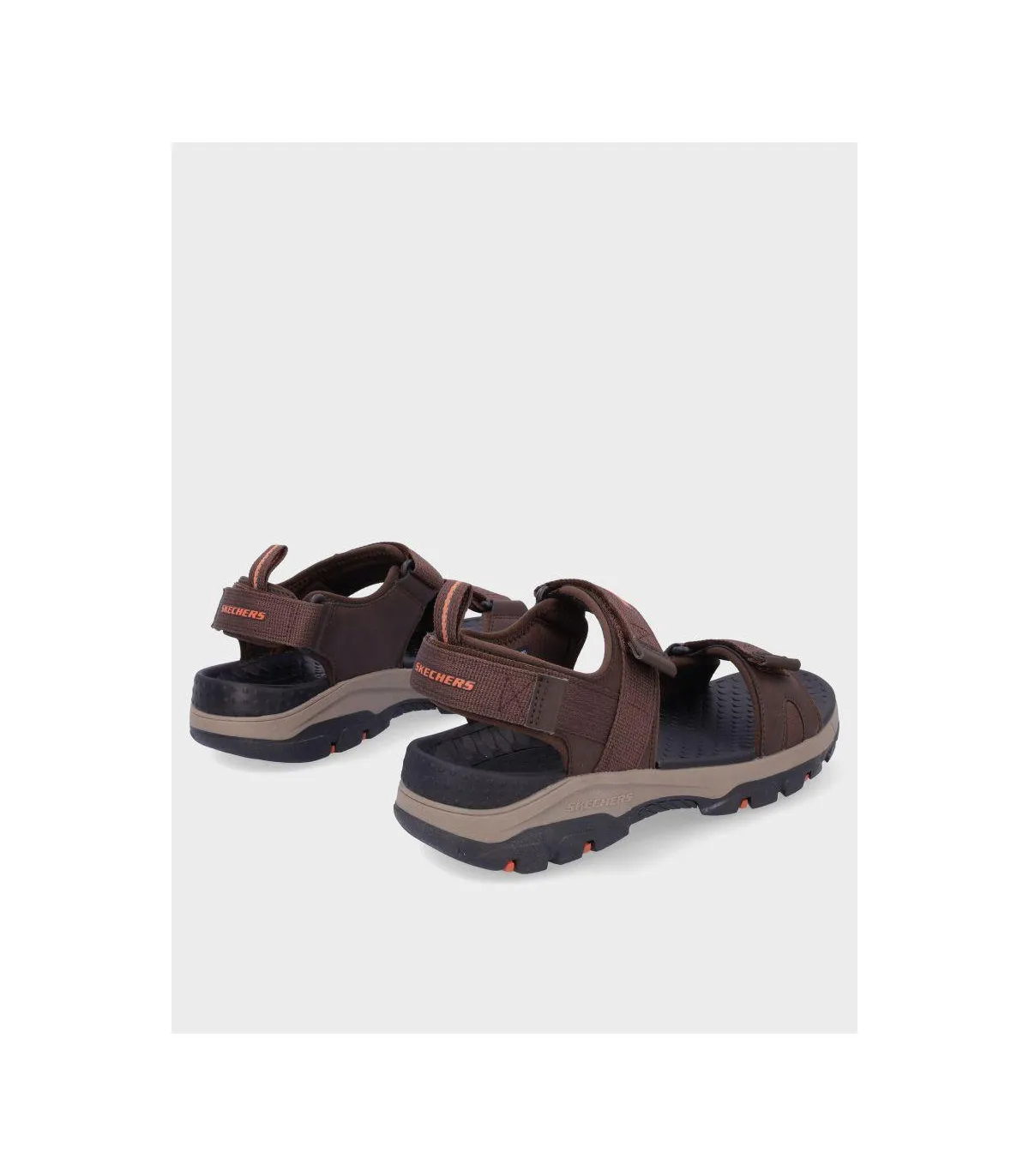 SANDALIA PLANA SKECHERS 205112 CHOCOLATE