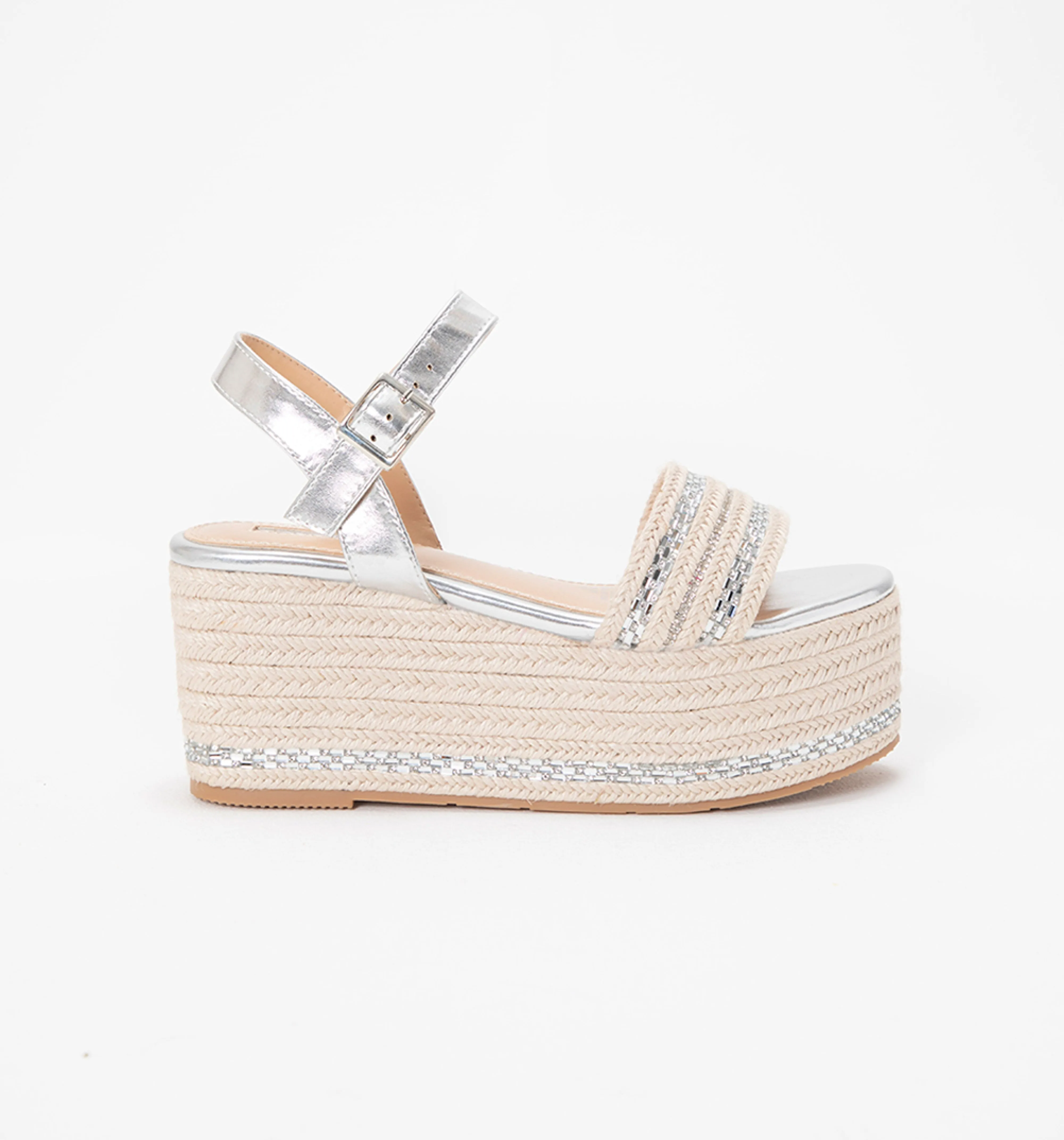 Sandalia planaforma con capellada  hotfi
