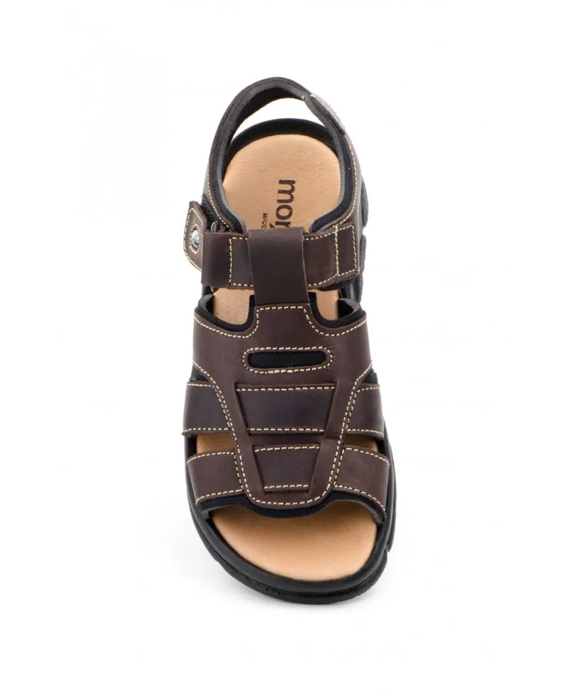 Sandalias Californianas Hombre Piel Marrón