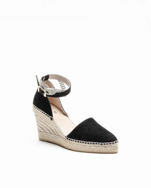 Sandalias con cuña PROF Denis 35 Negro