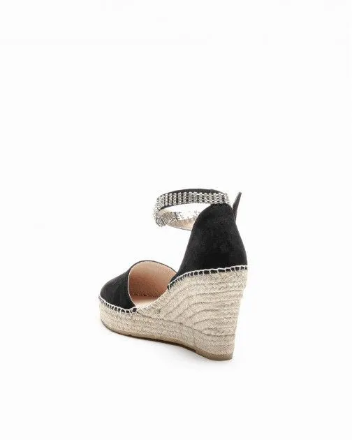 Sandalias con cuña PROF Denis 35 Negro