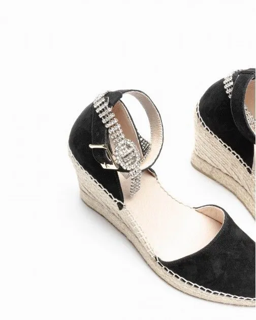 Sandalias con cuña PROF Denis 35 Negro