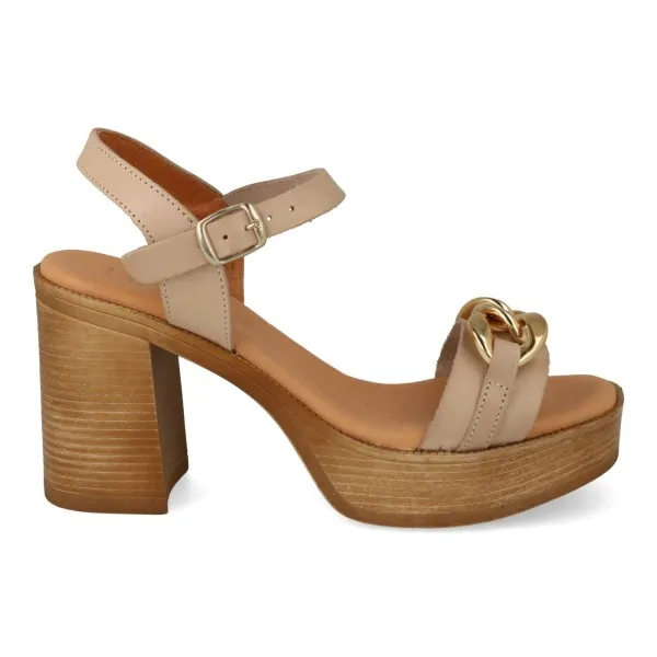 SANDALIAS con TACON y PLATAFORMA MOD. GENOVEVA