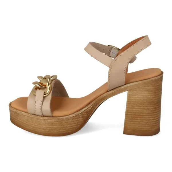 SANDALIAS con TACON y PLATAFORMA MOD. GENOVEVA