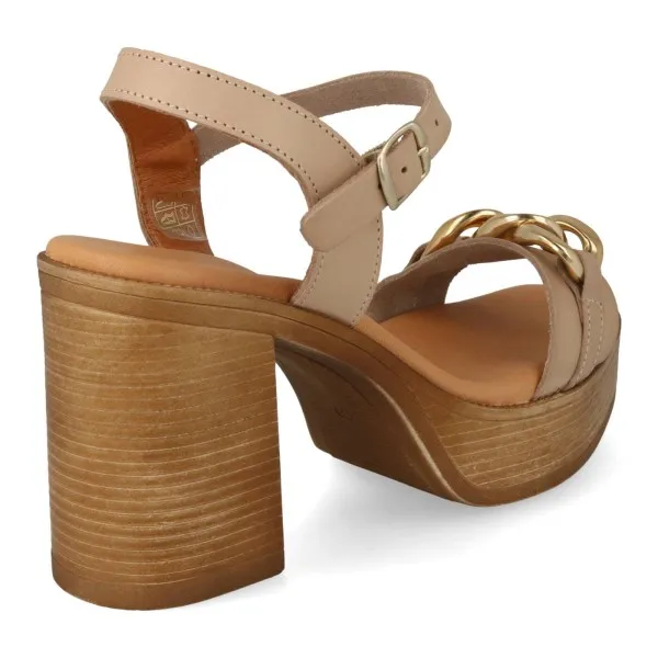 SANDALIAS con TACON y PLATAFORMA MOD. GENOVEVA