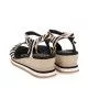 Sandalias cuña Gioseppo con print de cebra y cuña Hardee
