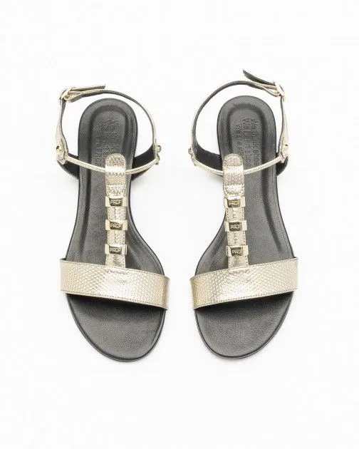Sandalias planas PROF SHY3 dorado