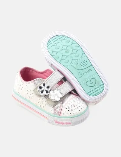 Skechers Deportiva blanca con luz
