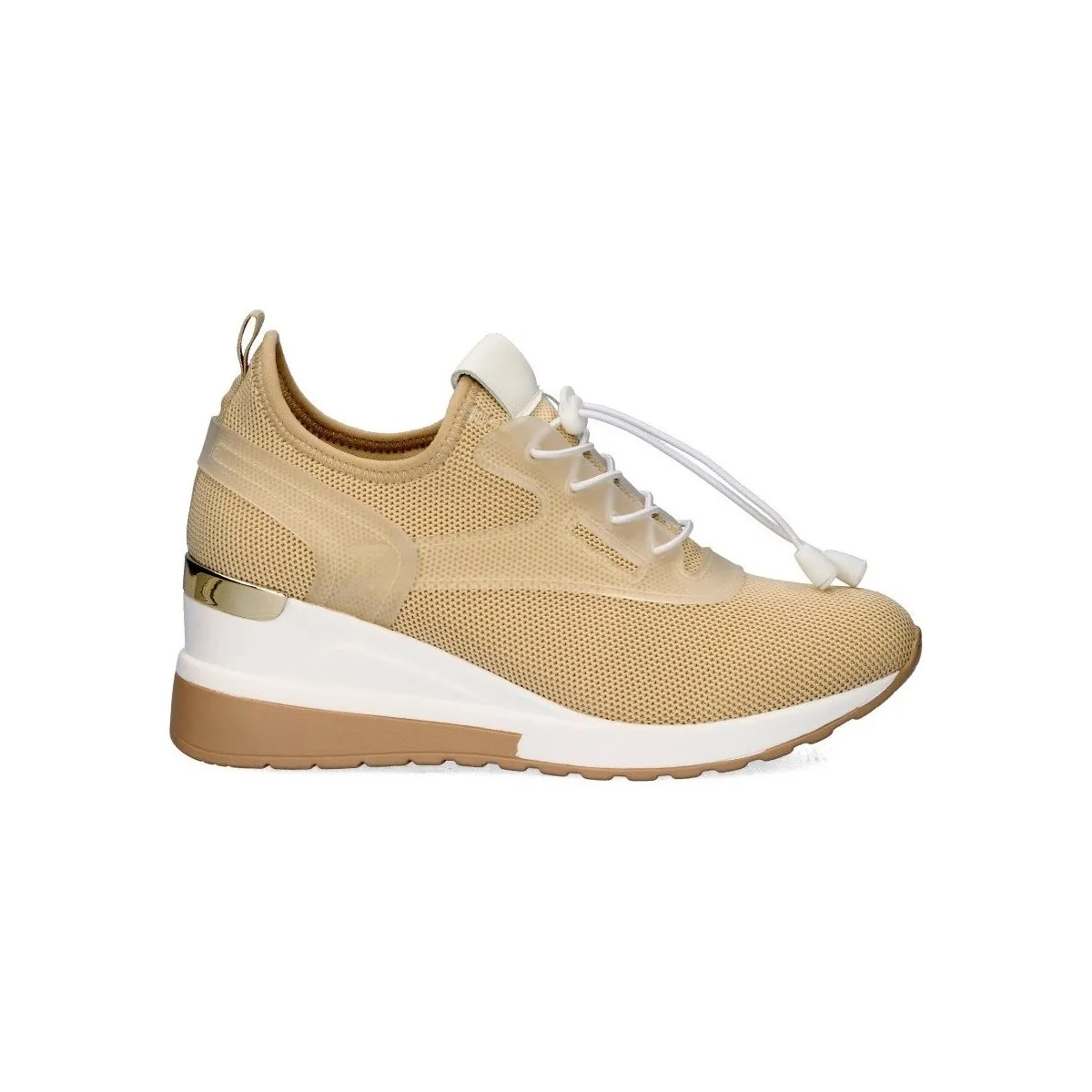 SNEAKER CUÑA EX12 BEIGE