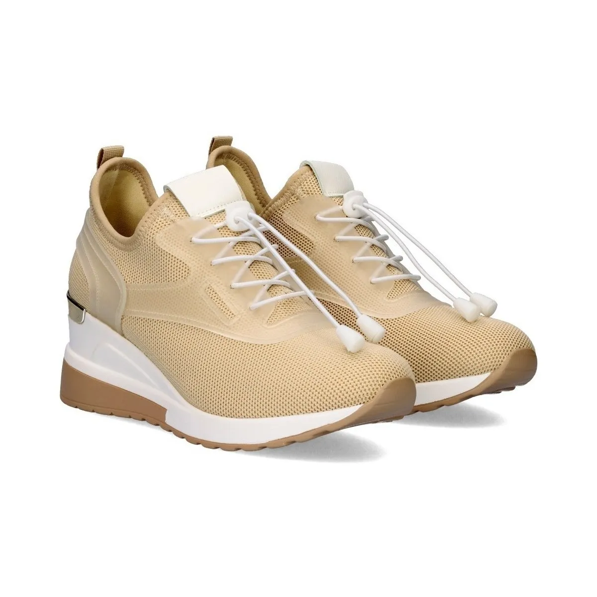 SNEAKER CUÑA EX12 BEIGE