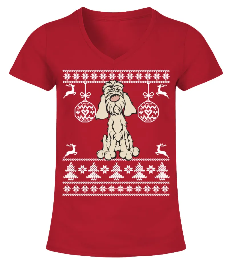 Spinone Italiano Camiseta cuello pico Mujer