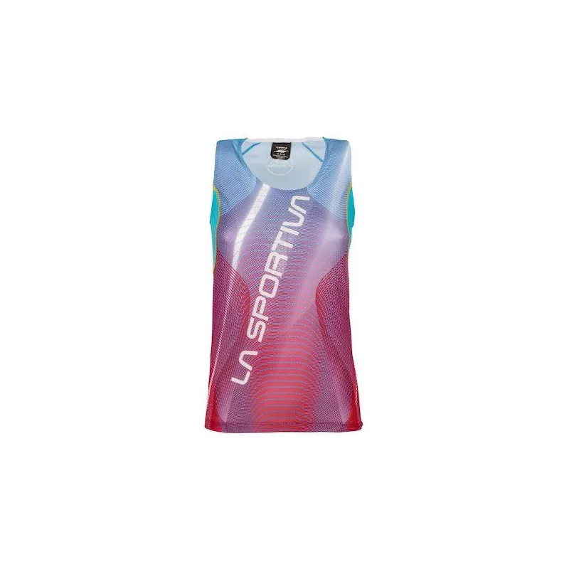 Top sin mangas mujer La Sportiva Sprint (Berry / malibu azul)