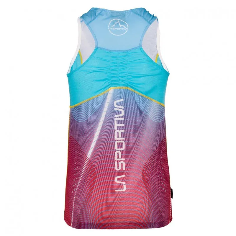 Top sin mangas mujer La Sportiva Sprint (Berry / malibu azul)