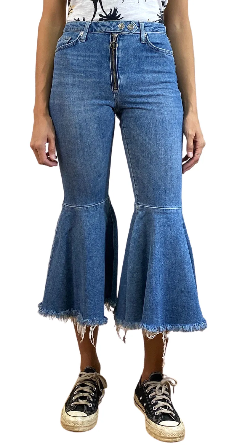 TOPSHOP Pantalón Denim Palazzo