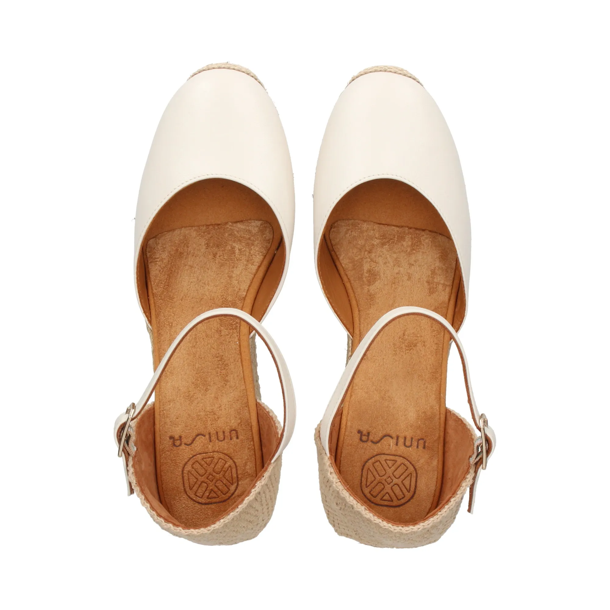 UNISA Zapatos cuña MARFIL