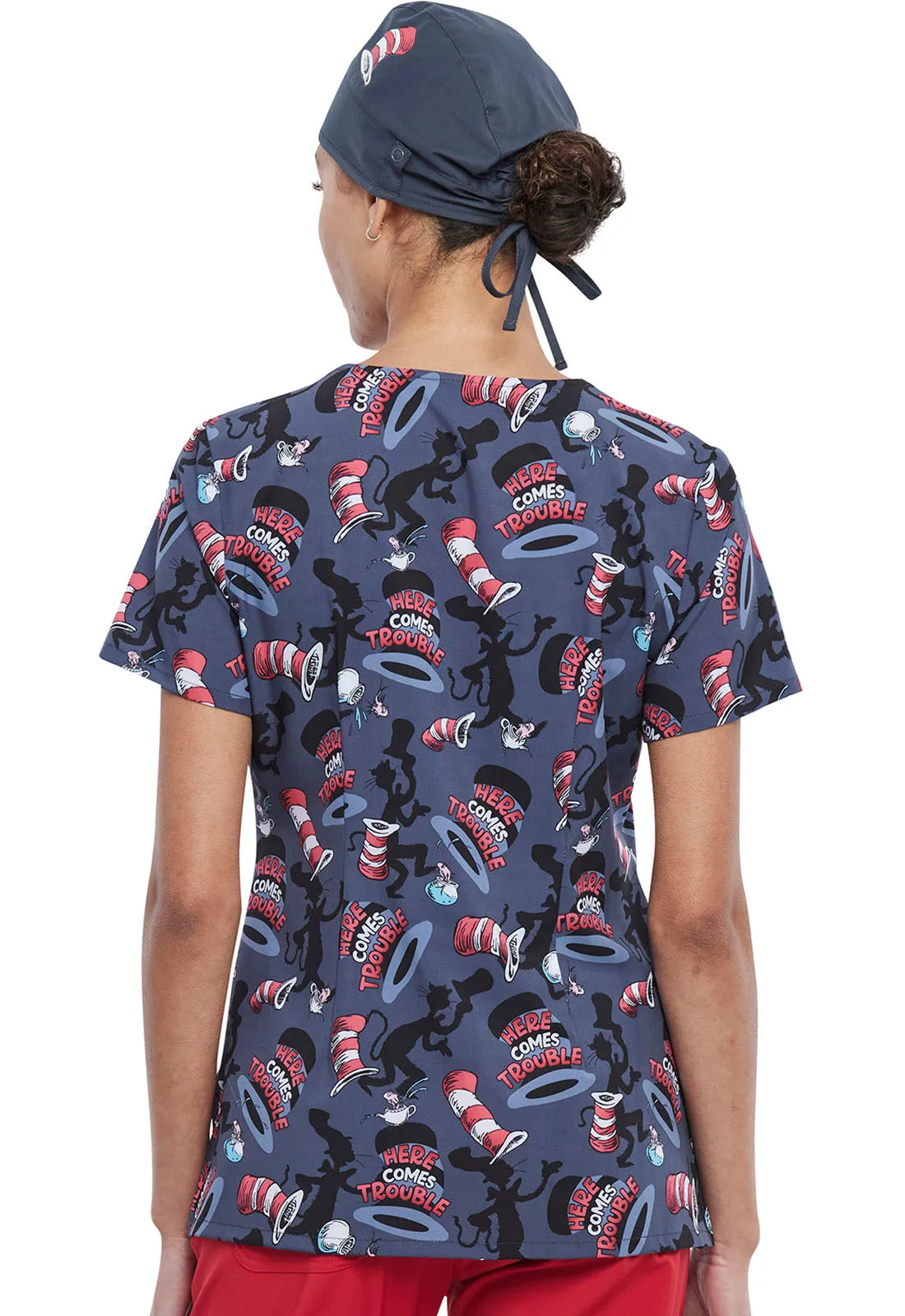 Unisex Scrubs Hat in Trouble Maker