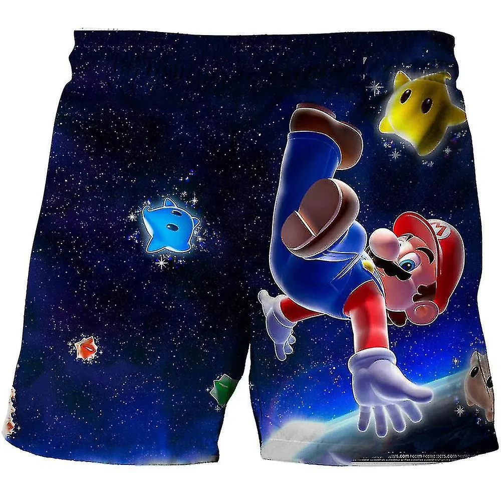VACACIONES SUPER MARIO BRO SHORTS DE BAñO BAñADORES TRAJES DE BAñO VERANO PLAYA PISCINA SURF 510 AñOS NIñOS NIñOS
