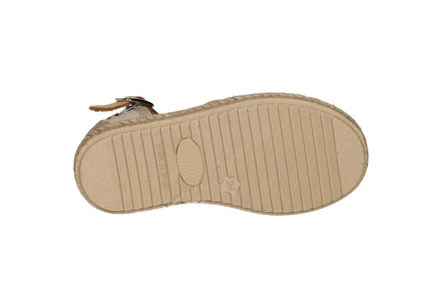 Valenciana Taupe Con Bandaleta Yute y Pulsera