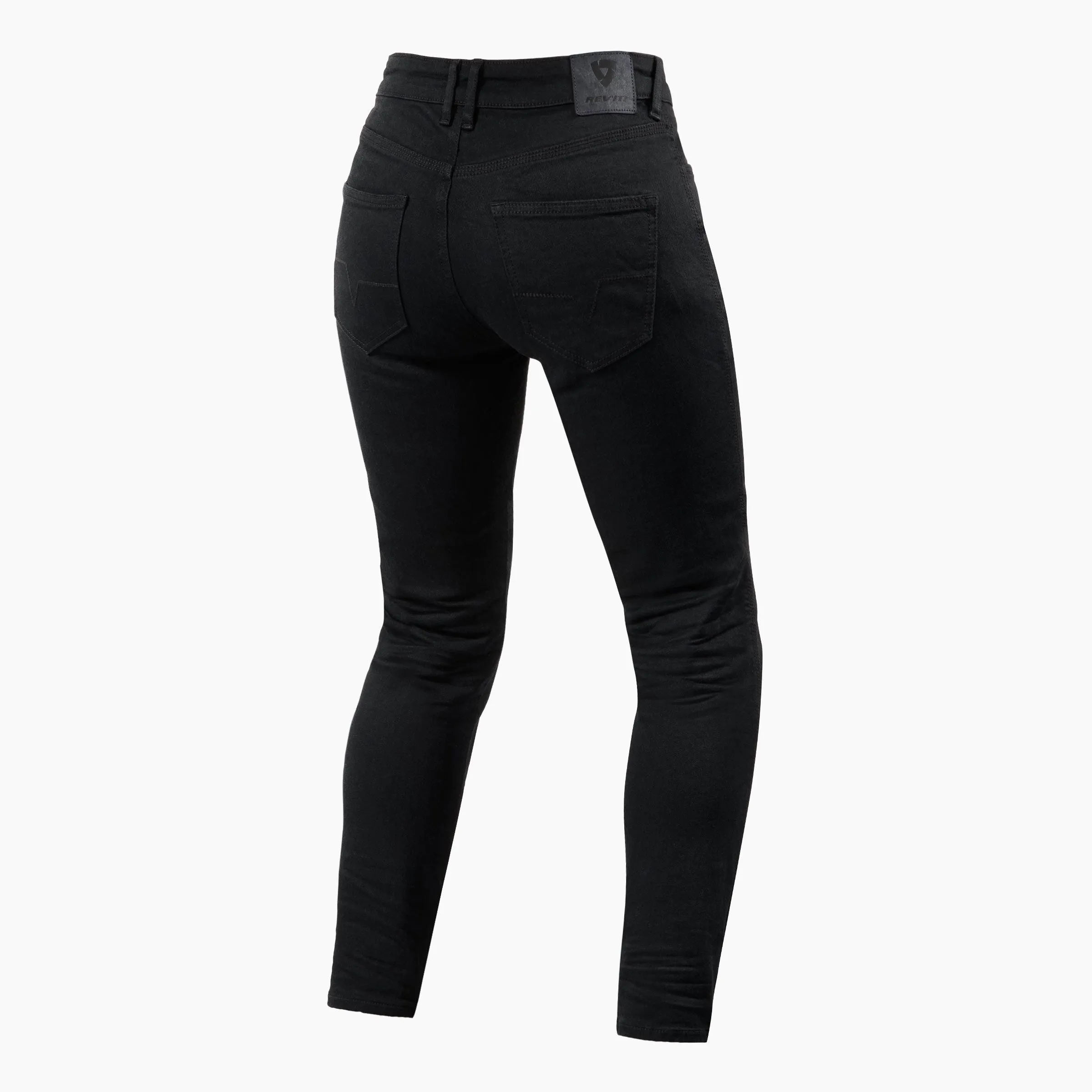 Vaquero de moto atemporal Skinny Fit, específico de mujer, para combinar en tus salidas urbanas.
