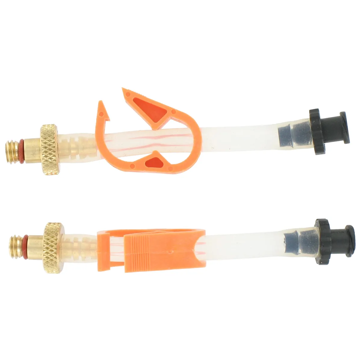 VAR TOOL SET OF 2 HOSES AND M6 FITTINGS ORANGE