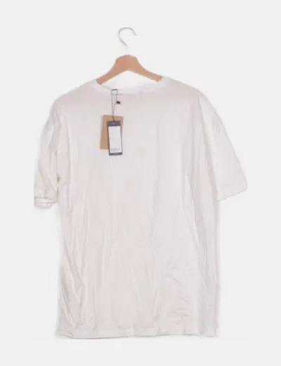 Vero Moda Camiseta blanca estampado mensaje